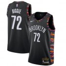 Nike Biggie #72 Brooklyn Nets 2018/19 Swingman Jersey City Edition Black Size S