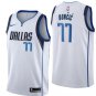 Luka Doncic #77 Dallas Mavericks 2018/19 Swingman Men's Jersey Association Edition White Size M