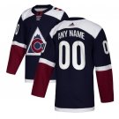 Custom Colorado Avalanche Men's Jersey Navy Size S M L XL XXL XXXL