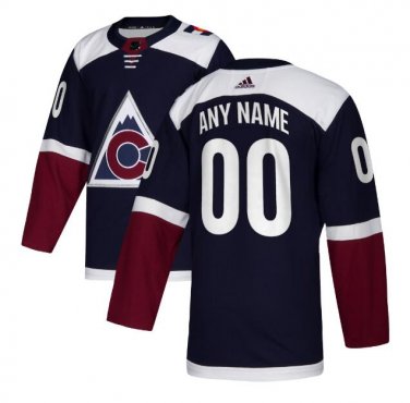 Custom Colorado Avalanche Men's Jersey Navy Size S M L XL XXL XXXL