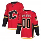 Custom Calgary Flames Men's Jersey Red Size S M L XL XXL XXXL