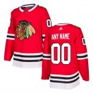 Custom Chicago Blackhawks Men's Jersey Red Size S M L XL XXL XXXL