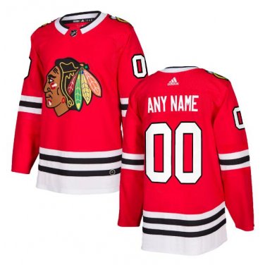 Custom Chicago Blackhawks Men's Jersey Red Size S M L XL XXL XXXL