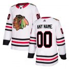 Custom Chicago Blackhawks Men's Jersey White Size S M L XL XXL XXXL