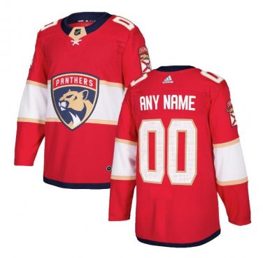 Custom Florida Panthers Men's Jersey Red Size S M L XL XXL XXXL