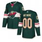 Custom Minnesota Wild Men's Jersey Green Size S M L XL XXL XXXL