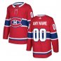 Custom Montreal Canadiens Men's Jersey Red Size S M L XL XXL XXXL