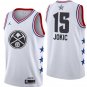 Nikola Jokic #15 Denver Nuggets 2019 All-Star Game Swingman Jersey Men's White Size L
