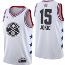 Nikola Jokic #15 Denver Nuggets 2019 All-Star Game Swingman Jersey Men's White Size XL