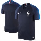 Custom France Home Soccer 2018 World Cup Jersey Blue Size S M L XL