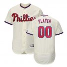 Custom Philadelphia Phillies 2019 Collection Flex Base Men's Jersey Cream M L XL XXL XXXL