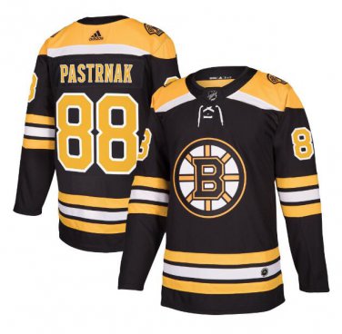 David Pastrnak #88 Boston Bruins Player Men's Jersey Black Size XXL