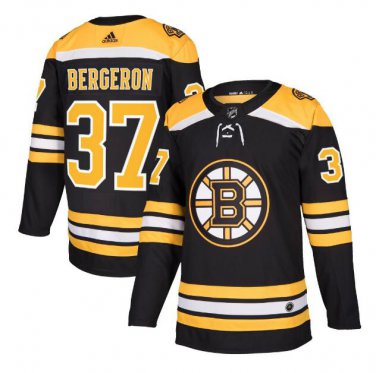 Patrice Bergeron #37 Boston Bruins Player Men's Jersey Black Size S
