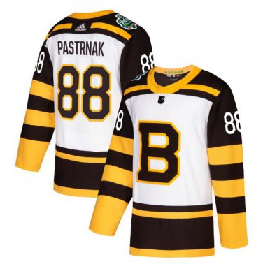 David Pastrnak #88 Boston Bruins Player Men's Jersey White Size XL