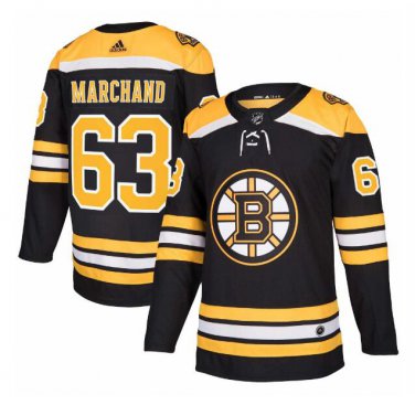 Brad Marchand #63 Boston Bruins Player Men's Jersey Black Size S