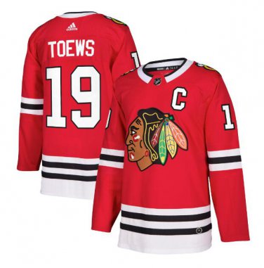 Jonathan Toews #19 Chicago Blackhawks Player Men's Jersey Red Size L