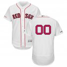 Custom Boston Red Sox Flex Base Collection Men's Jersey White Size M L XL XXL XXXL