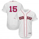 Dustin Pedroia #15 Boston Red Sox Flex Base Collection Player Men's Jersey White Size XL