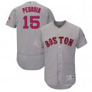 Dustin Pedroia #15 Boston Red Sox Flex Base Collection Player Men's Jersey Gray Size M