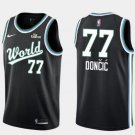 Luka Doncic #77 Dallas Mavericks 2019 All-Star Men's Jersey Black Size L