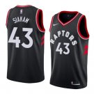 Pascal Siakam #43 Toronto Raptors Swingman Men's Jersey Statement Edition Black Size XXL
