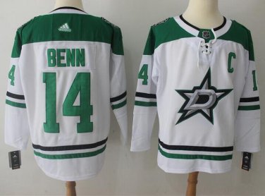 Jamie Benn #14 Dallas Stars Player Men's Jersey White Size M
