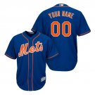 Custom New York Mets Cool Base Men's Jersey Royal M L XL XXL XXXL