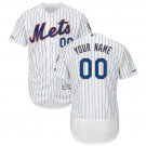 Custom New York Mets Flex Base Collection Men's Jersey White M L XL XXL XXXL