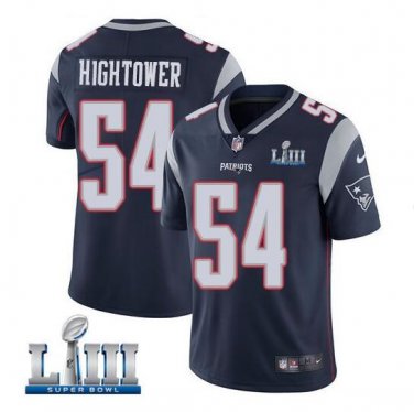 Dont'a Hightower #54 New England Patriots 2019 Super Bowl LIII Limited Jersey Men's Navy Size S