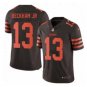 Odell Beckham Jr #13 Cleveland Browns Limited Player Jersey Men's Brown Size XXL