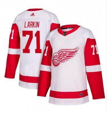 Dylan Larkin #71 Detroit Red Wings Player Men's Jersey White Size XXL