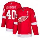 Henrik Zetterberg #40 Detroit Red Wings Player Men's Jersey Red Size XXXL
