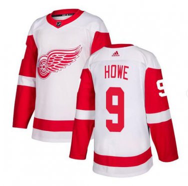 Gordie Howe #9 Detroit Red Wings Player Men's Jersey White Size XXL