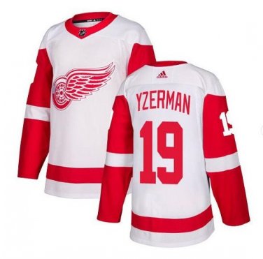 Steve Yzerman #19 Detroit Red Wings Player Men's Jersey White Size XL
