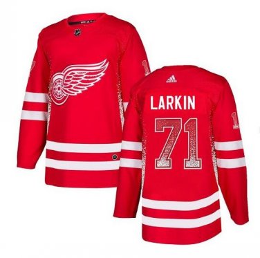 Dylan Larkin #71 Detroit Red Wings Player Men's Jersey Red Drift Size XL