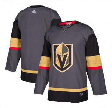 Vegas Golden Knights Home Blank Men's Jersey Gray Size XXXL