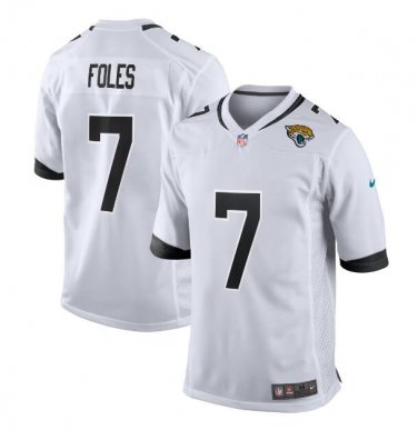 Nick Foles #7 Jacksonville Jaguars New Game Player Jersey Men's White Size L
