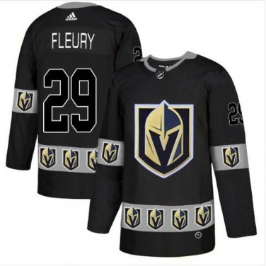 Marc-Andre Fleury #29 Vegas Golden Knights Player Hockey Men's Jersey Black Size XXXL