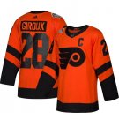 Claude Giroux #28 Philadelphia Flyers 2019 NHL Stadium Series Player Men's Jersey Orange Size XXL