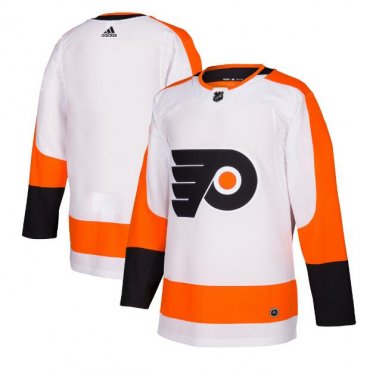 Philadelphia Flyers Away Blank Men's Jersey White Size S