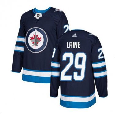 Patrik Laine #29 Winnipeg Jets Player Men's Jersey Navy Size XL