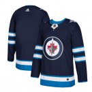 Winnipeg Jets Home Blank Men's Jersey Navy Size M