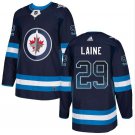 Patrik Laine #29 Winnipeg Jets Player Men's Jersey Navy Drift Fashion Size S