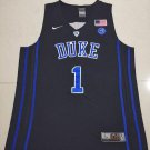 Zion Williamson #1 Duke Blue Devils Basketball Jersey Black Size XL