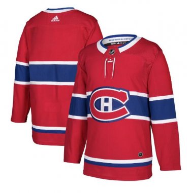 Montreal Canadiens Home Blank Men's Jersey Red Size L