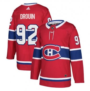 Jonathan Drouin #92 Montreal Canadiens Player Men's Jersey Red Size S