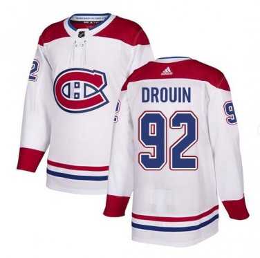 Jonathan Drouin #92 Montreal Canadiens Player Men's Jersey White Size S