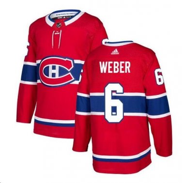 Shea Weber #6 Montreal Canadiens Player Men's Jersey Red Size XXL