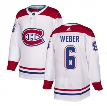 Shea Weber #6 Montreal Canadiens Player Men's Jersey White Size M