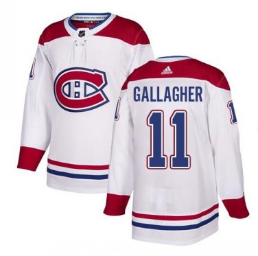 Brendan Gallagher #11 Montreal Canadiens Player Men's Jersey White Size XXL